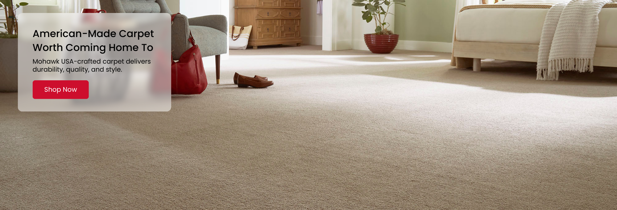 Carpet flooring made in America by Mohawk